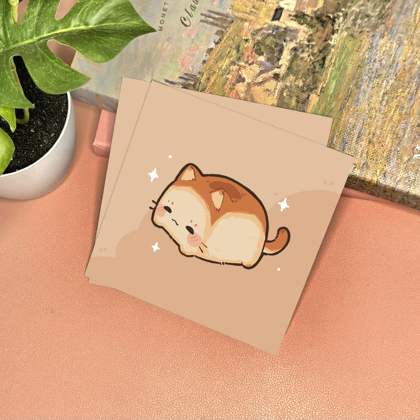 Bread Cat Art Print