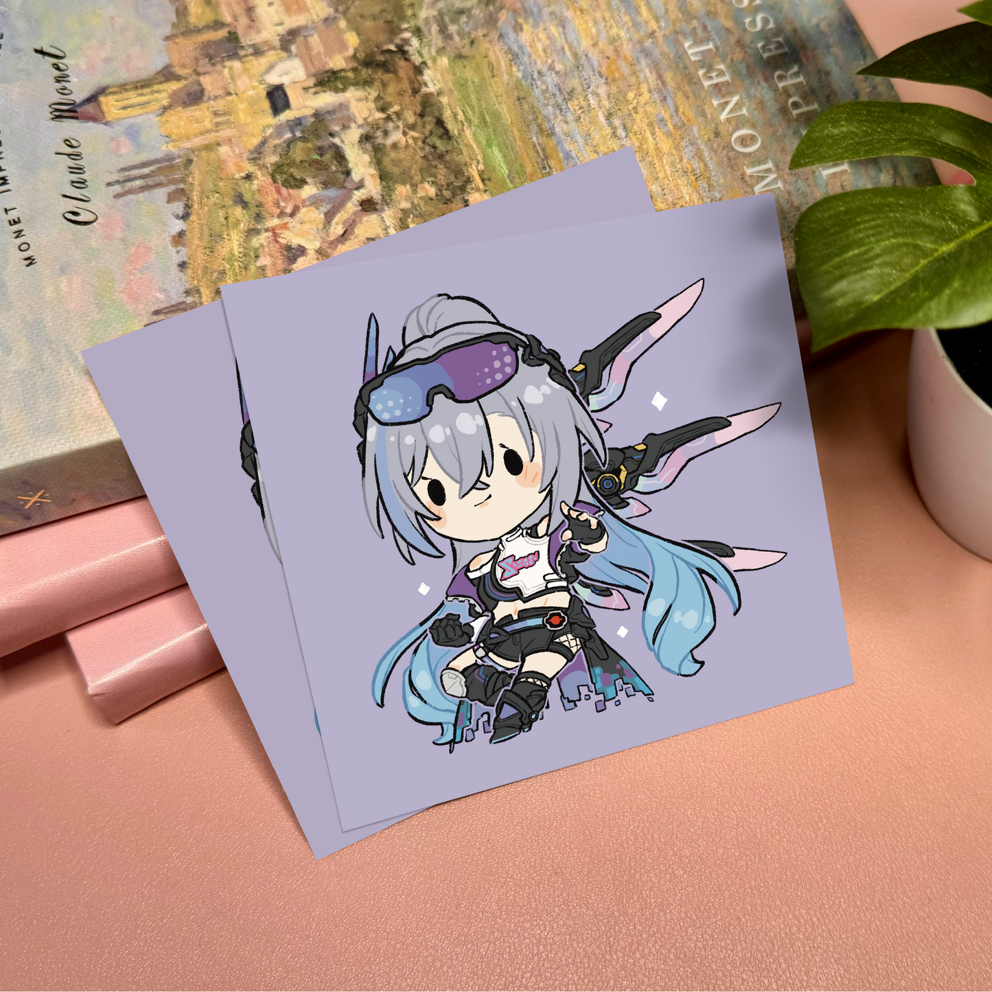 Silver Wolf LV.999 Mini Print