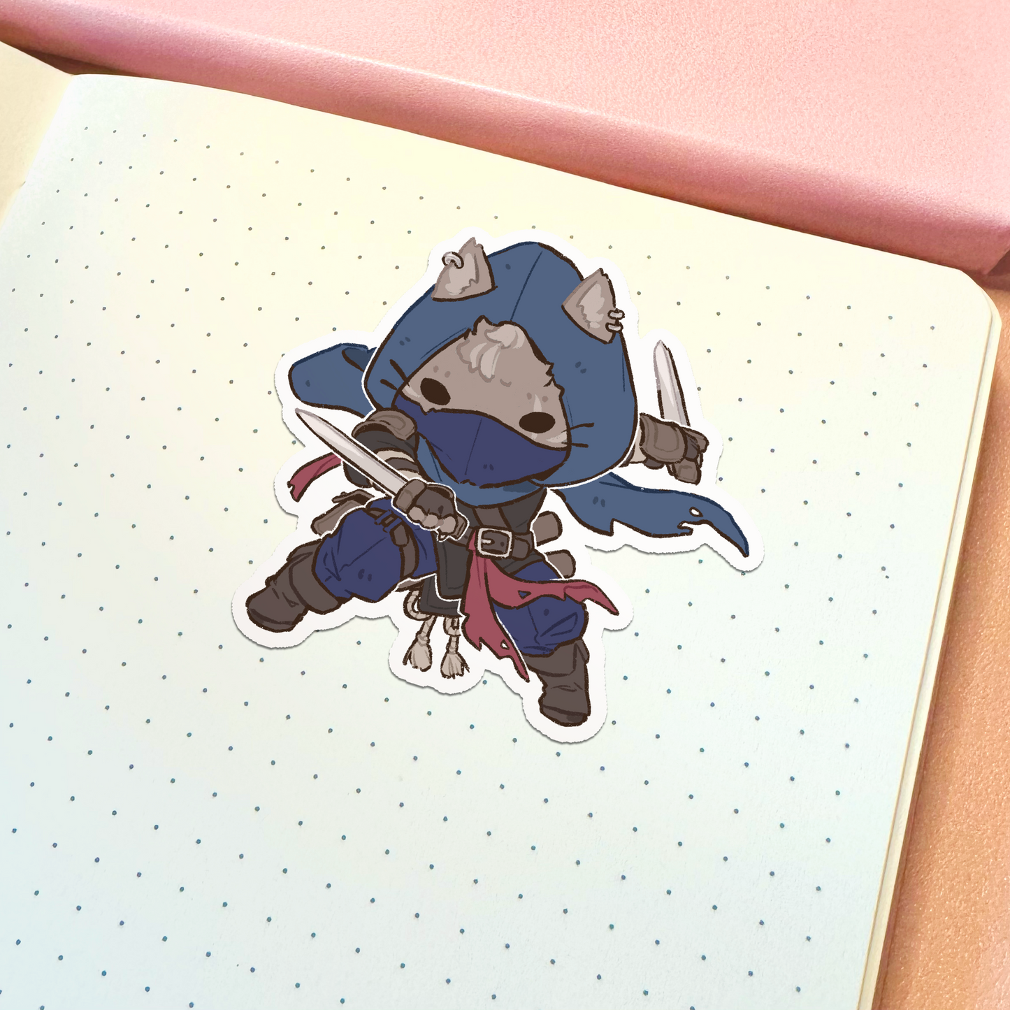 DND Rogue Cat Vinyl Sticker