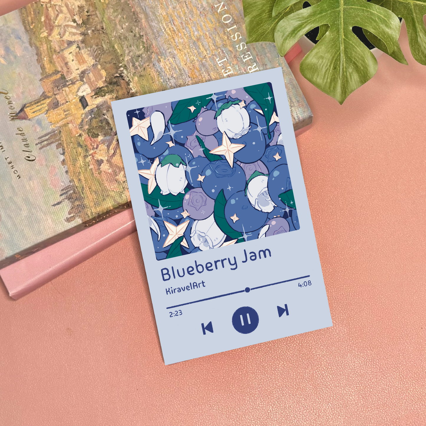Blueberry Jam Art Print