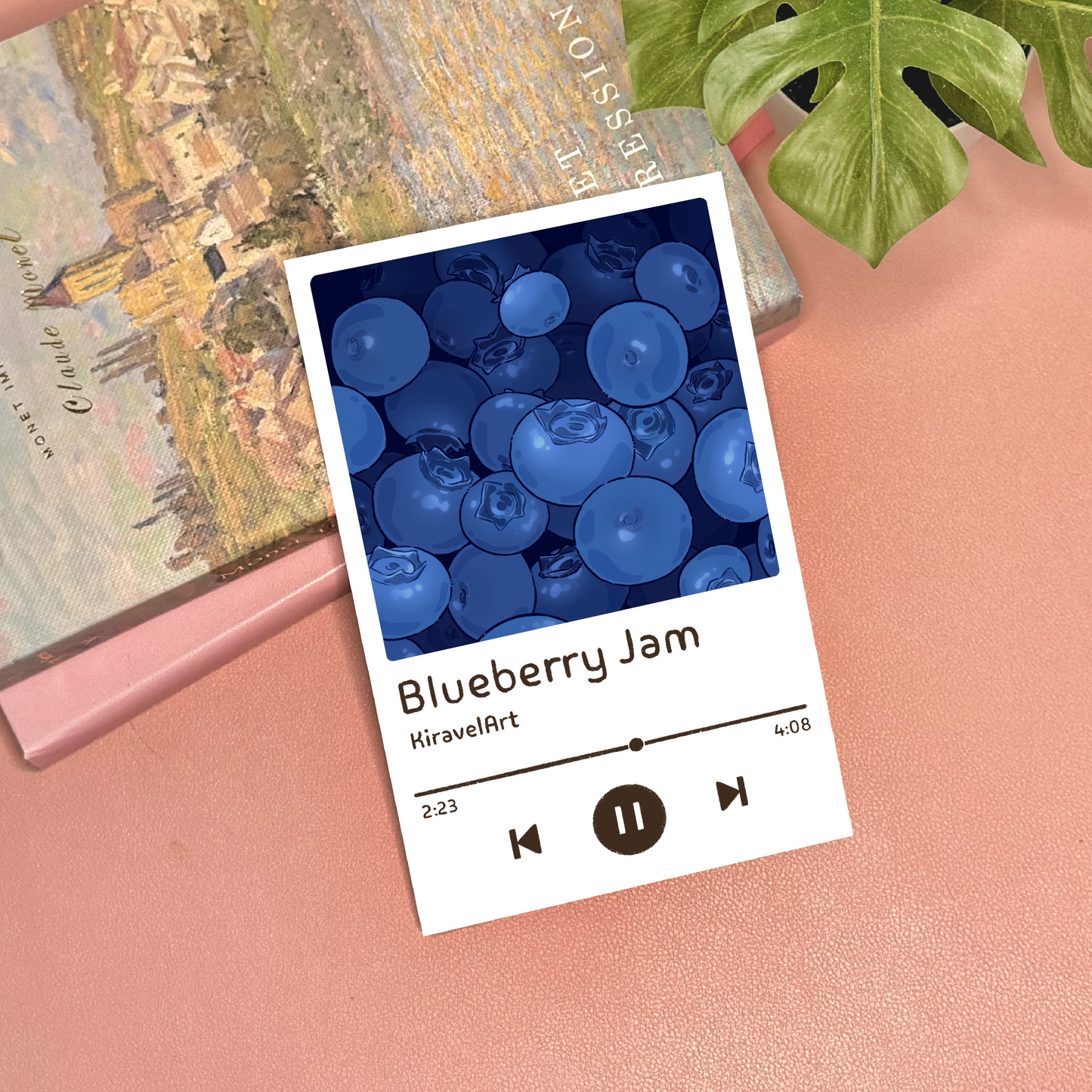 Blueberry Jam Art Print