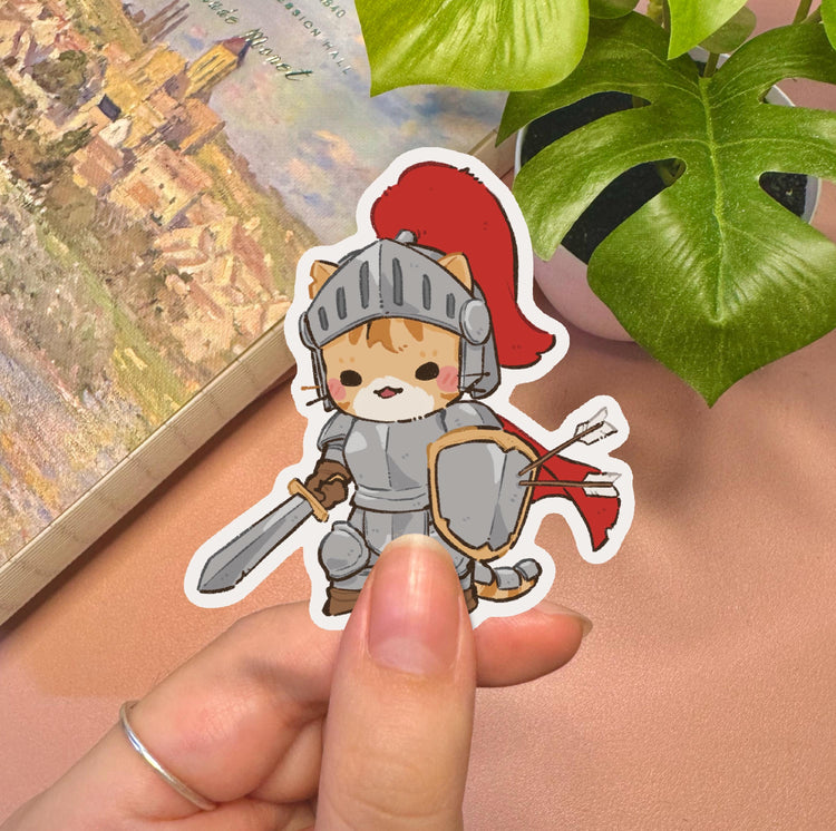 DND Classes Cat Vinyl Stickers