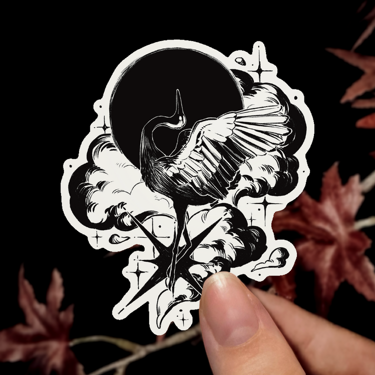 Black and White Stickers