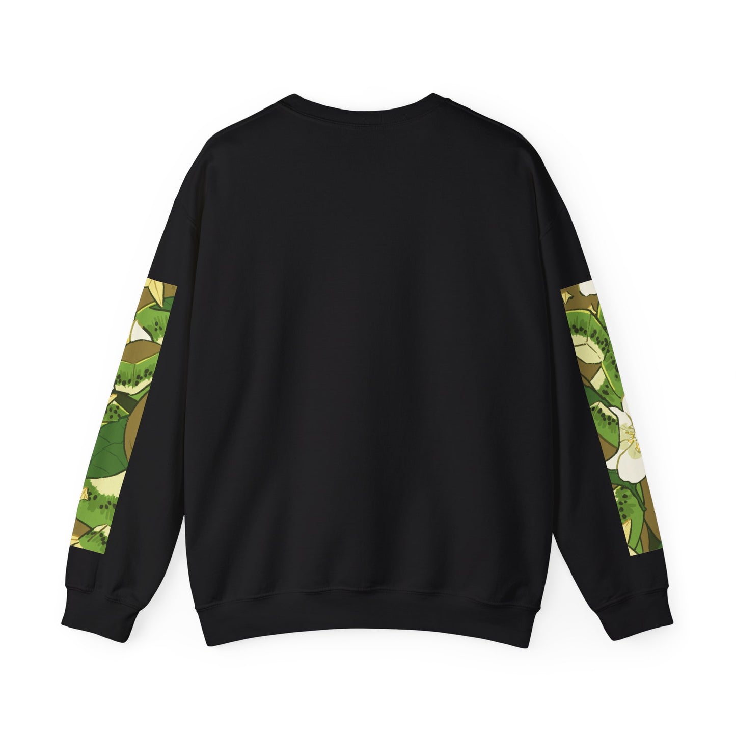 Crewneck Sweatshirt — "Kiwi Jam" Floral Music Player Graphic