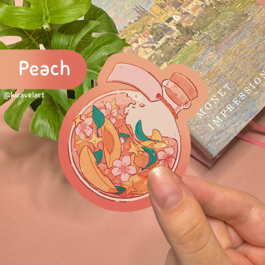 Cute Sticker Holographic | Aesthetic Sticker Pastel Pink Sticker Durable Stickers Stationary Sticker Laptop Decal Glitter Sticker Sparkle