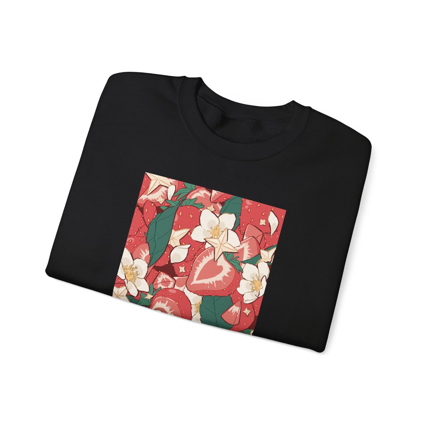 Strawberry Jam album art Sweatshirt | Floral sleeve music player design