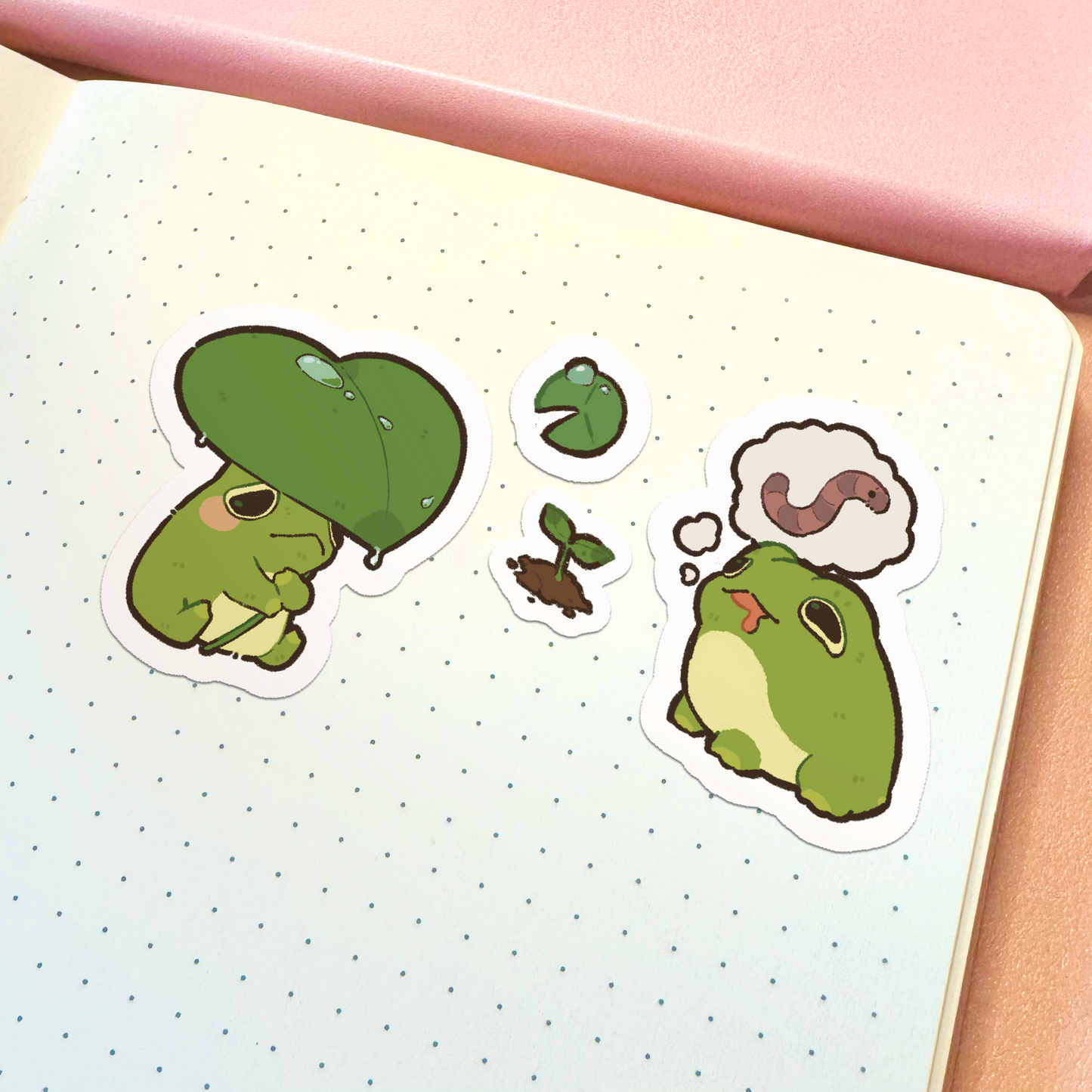 Frog Sticker Sheet