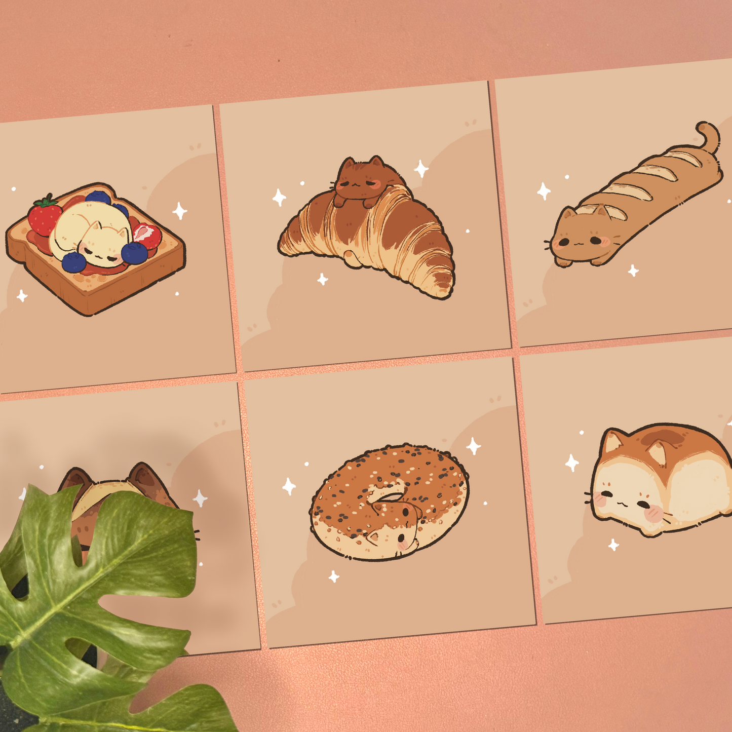 Bread Cat Art Print