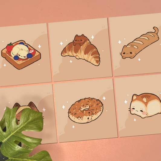 Bread Cat Art Print