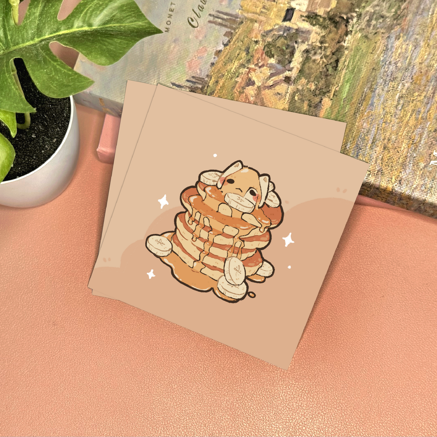 Brunch Cat Art Print