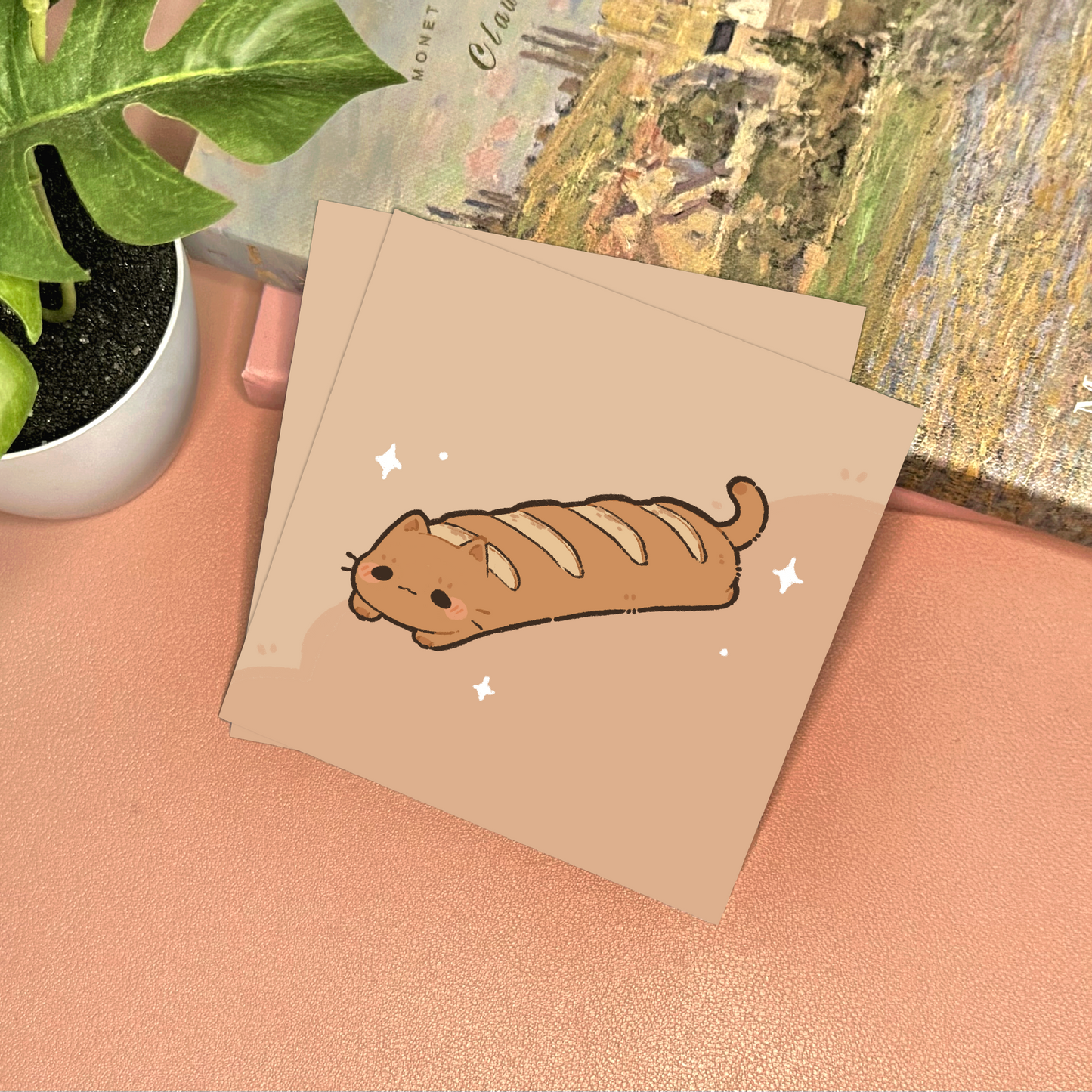 Bread Cat Art Print
