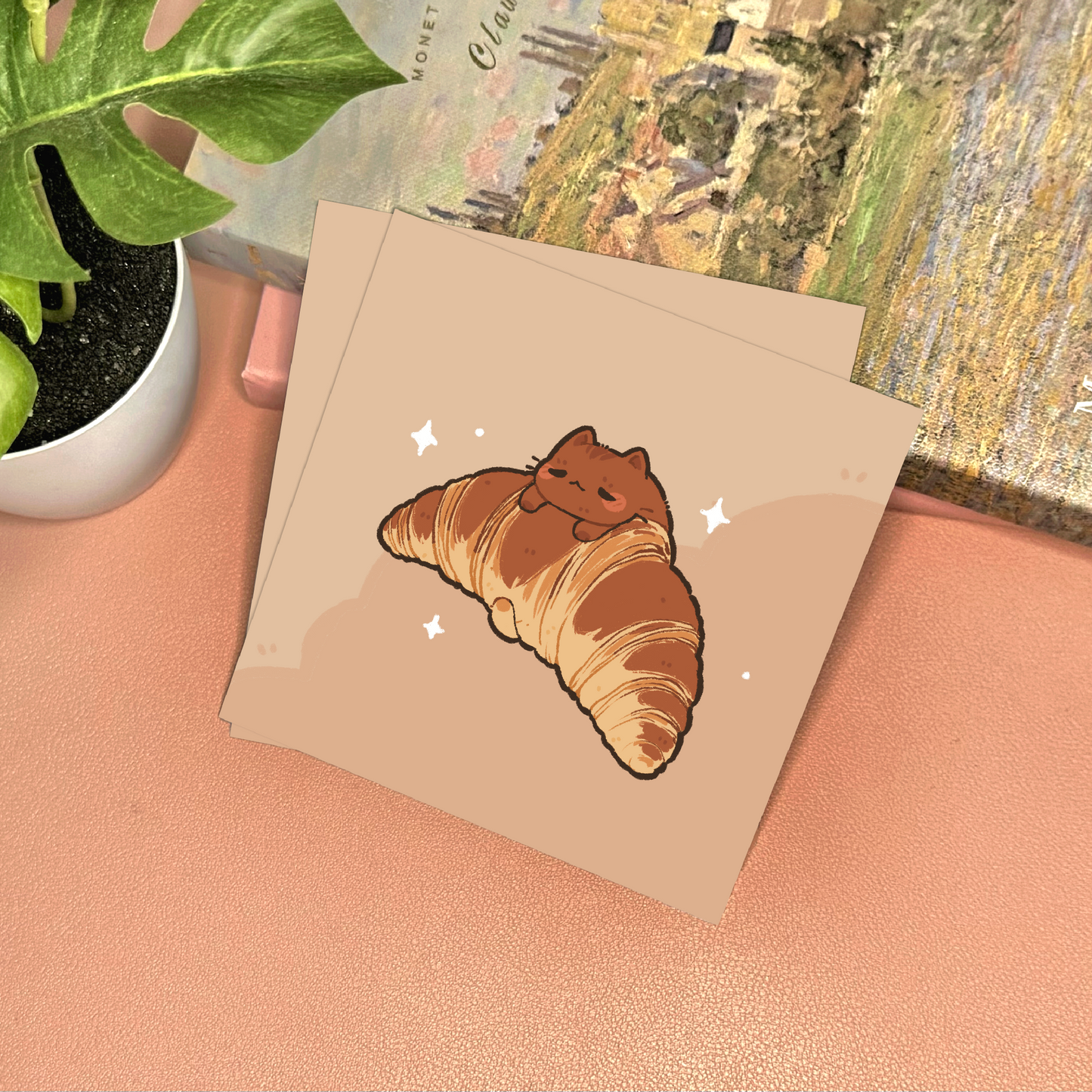 Bread Cat Art Print
