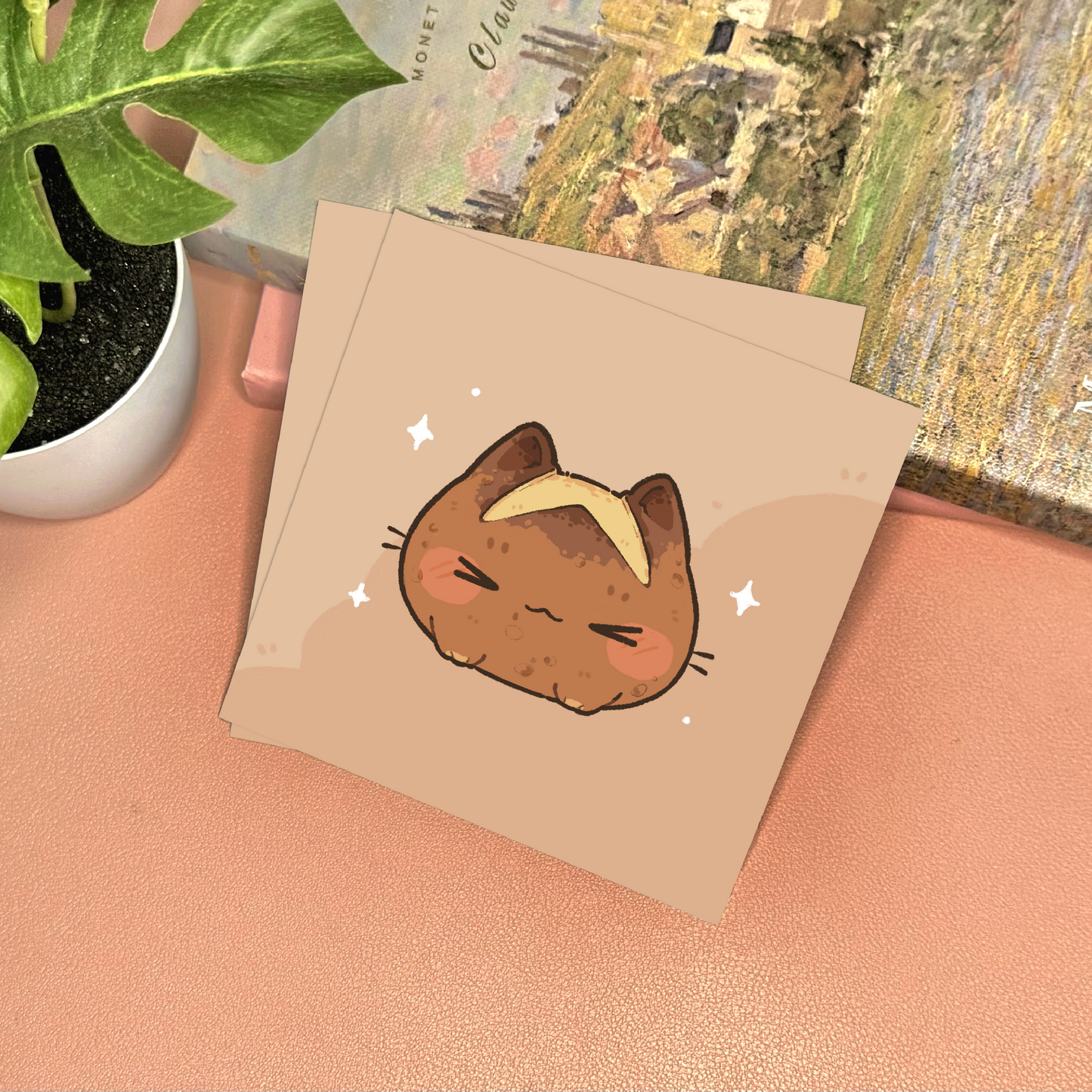 Bread Cat Art Print