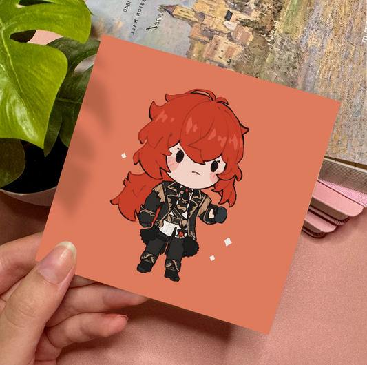 Diluc Mini Print