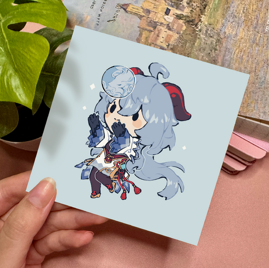 Ganyu Mini Print