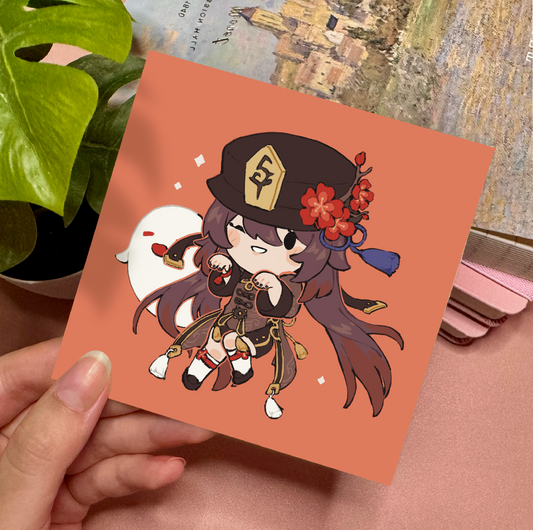Hu Tao Mini Print