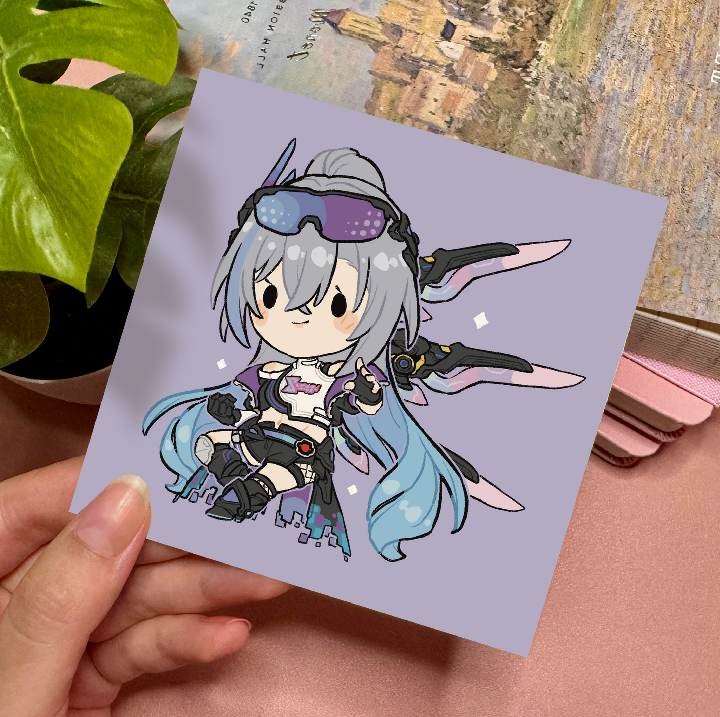 Silver Wolf LV.999 Mini Print
