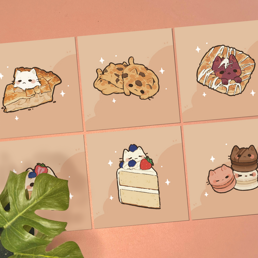 Pastry Cat Art Print