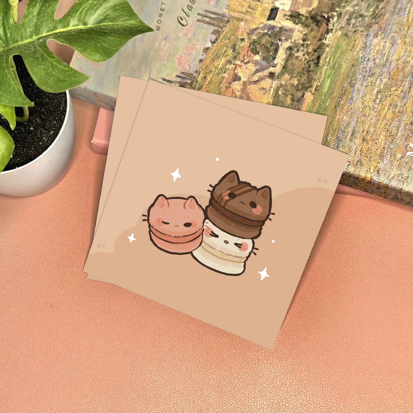 Pastry Cat Art Print