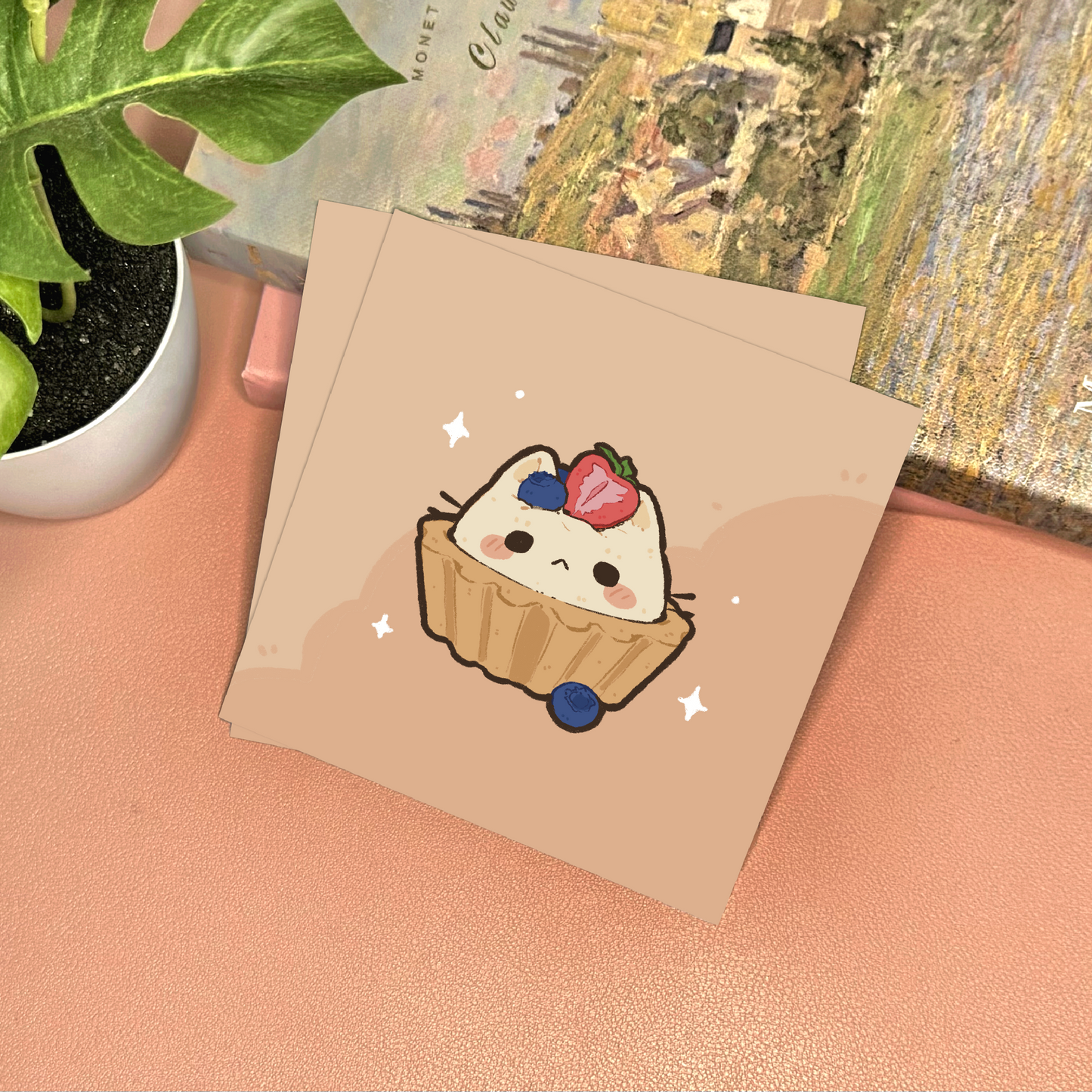 Pastry Cat Art Print