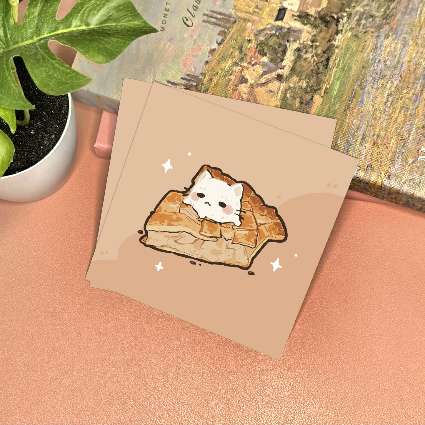Pastry Cat Art Print
