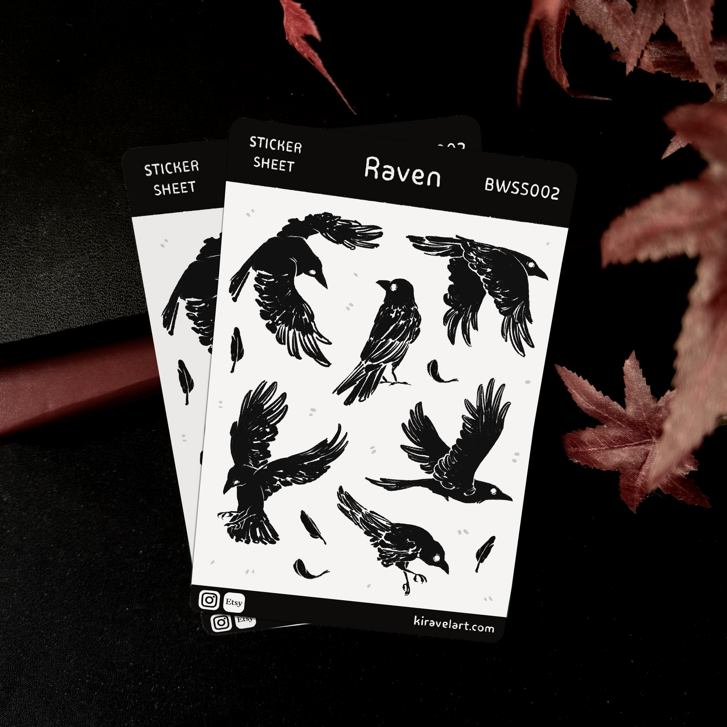 Raven Sticker Sheet