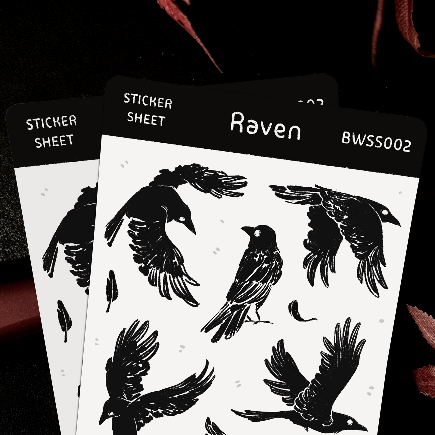 Raven Sticker Sheet