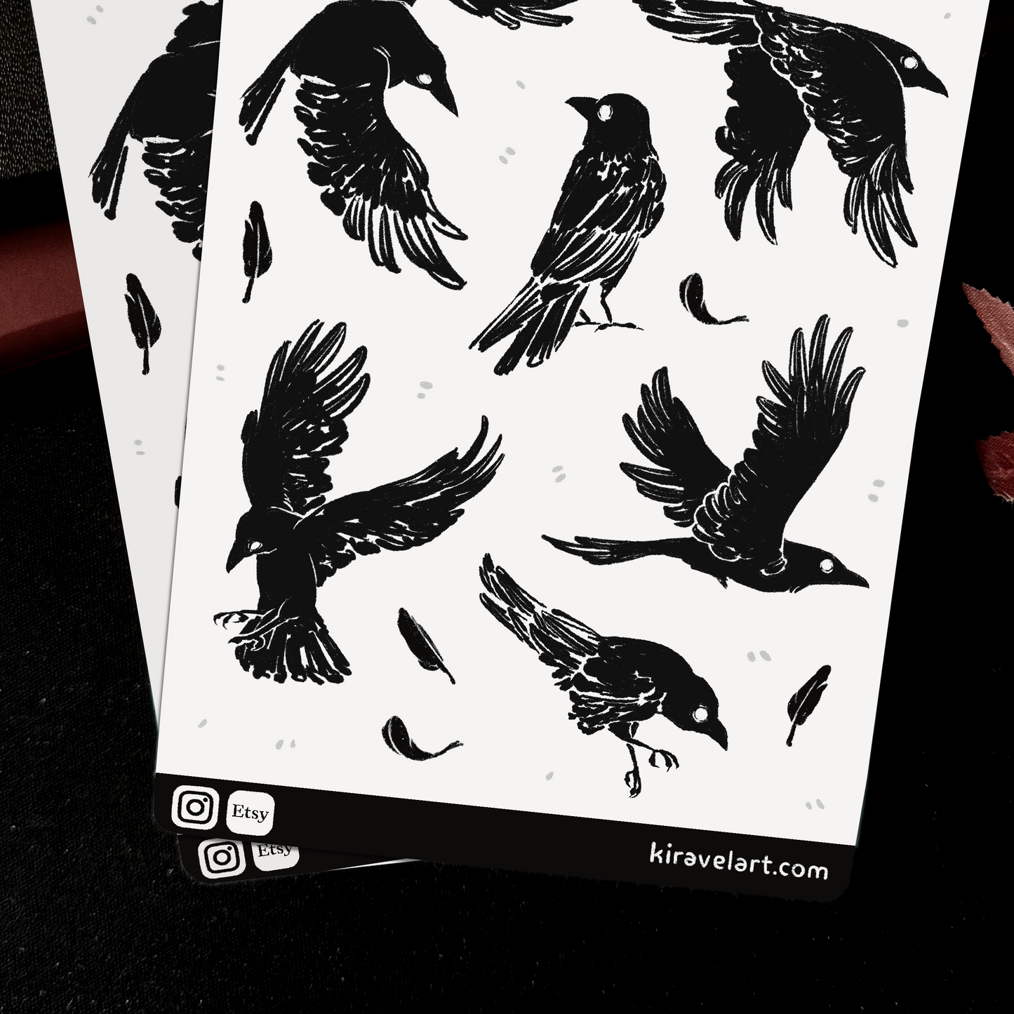 Raven Sticker Sheet