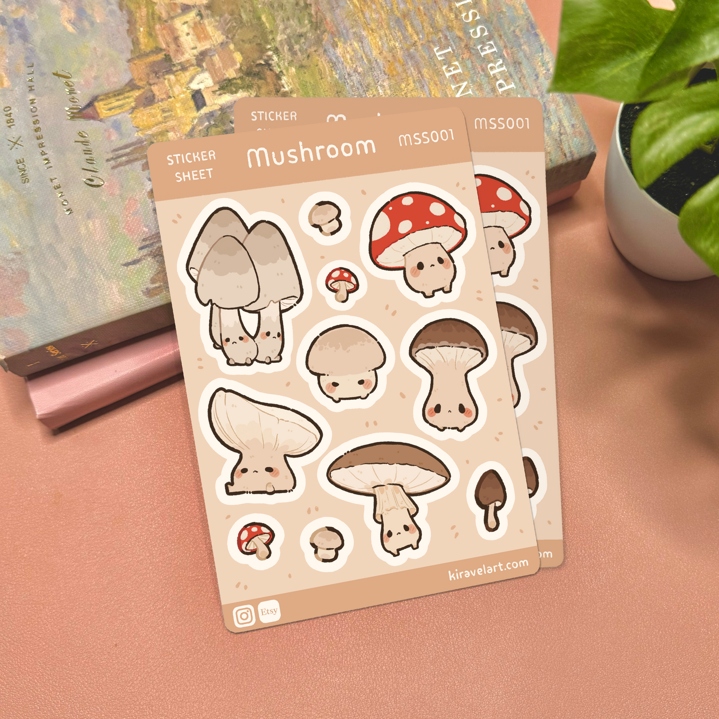 Mushroom Sticker Sheet