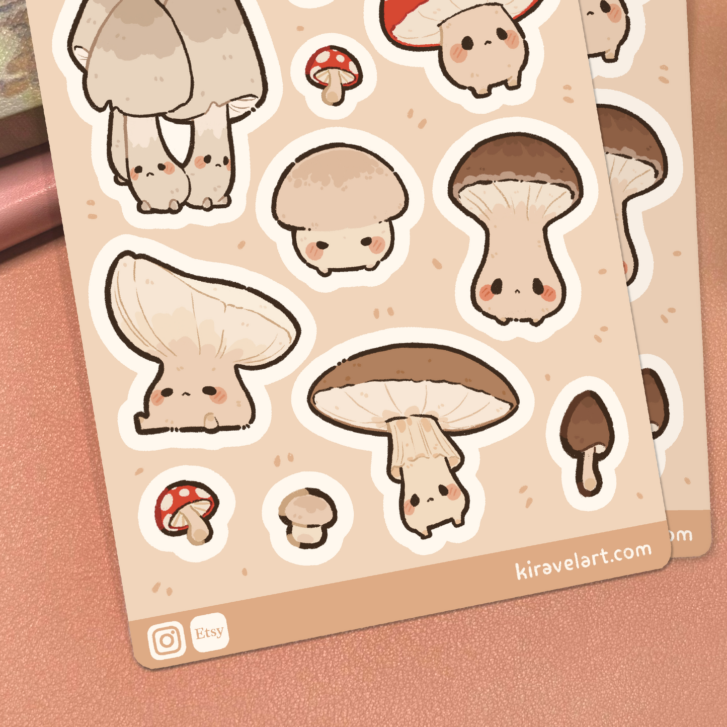 Mushroom Sticker Sheet