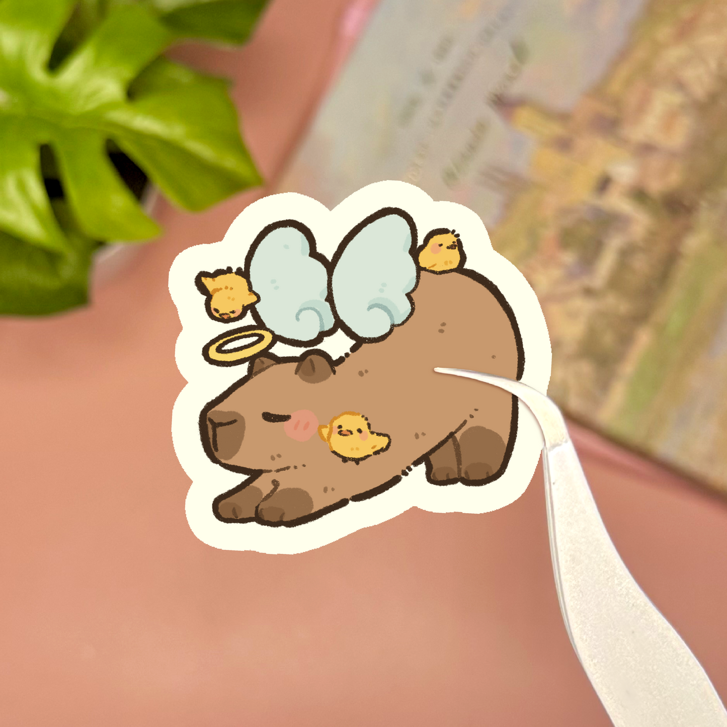 Halloween Capybara Sticker Sheet