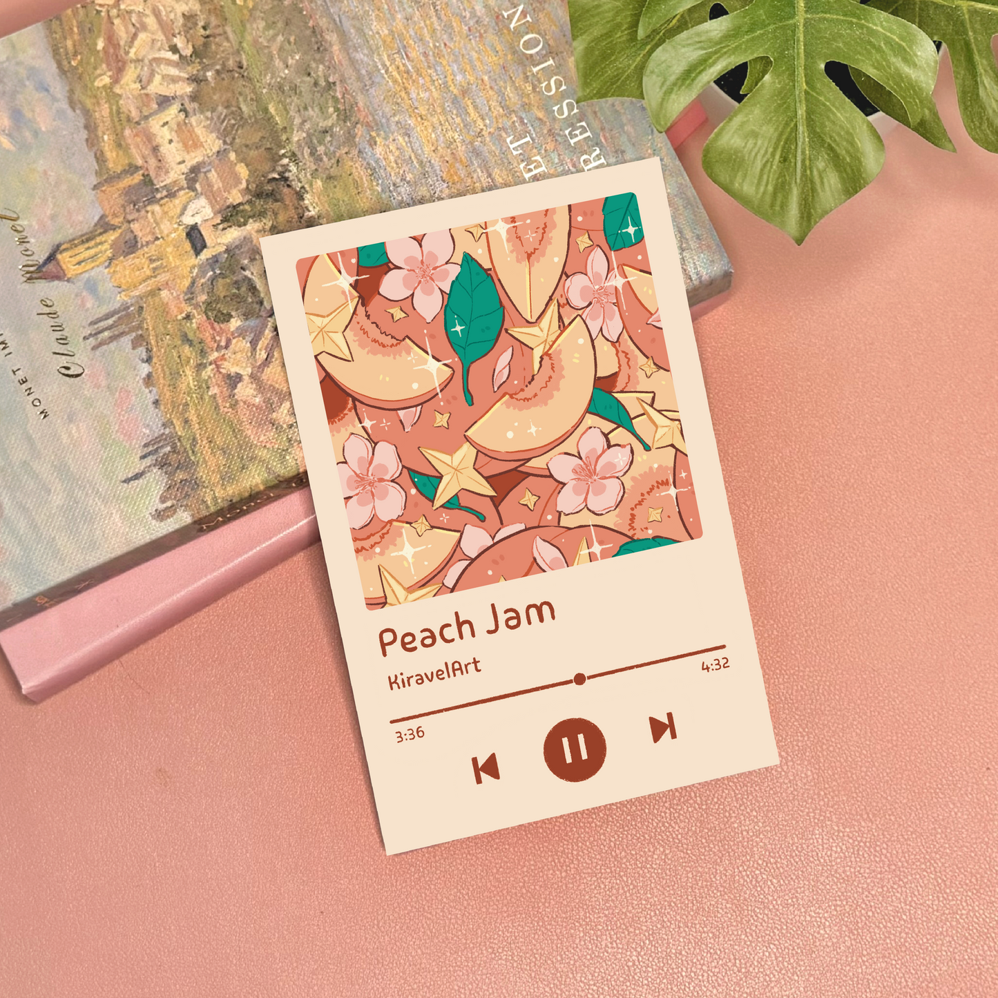 Peach Jam Art Print