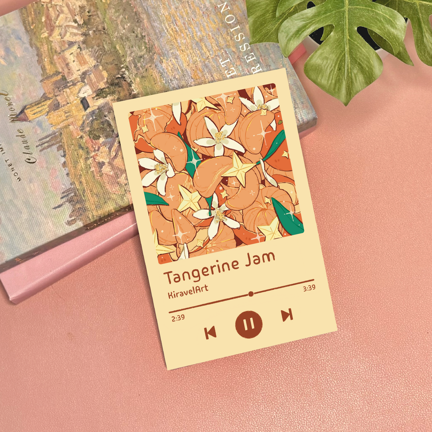 Tangerine Jam Art Print