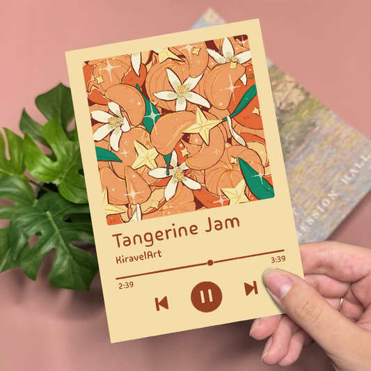 Tangerine Jam Art Print