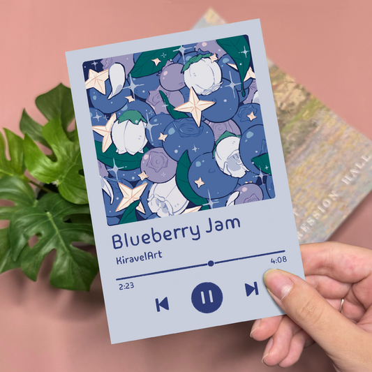 Blueberry Jam Art Print