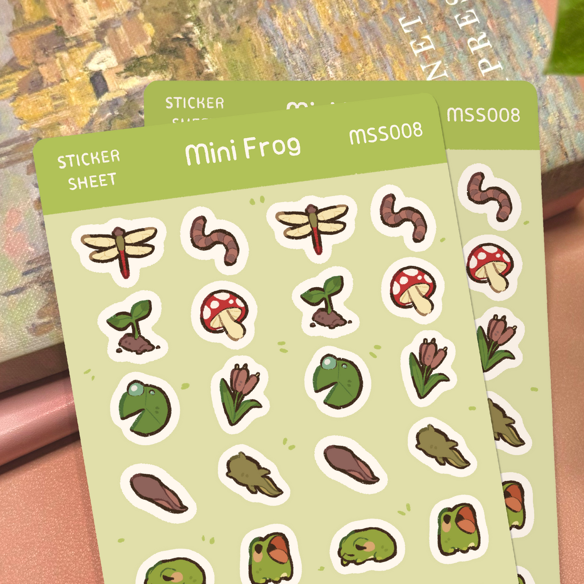 Frog Mini Sticker Sheet