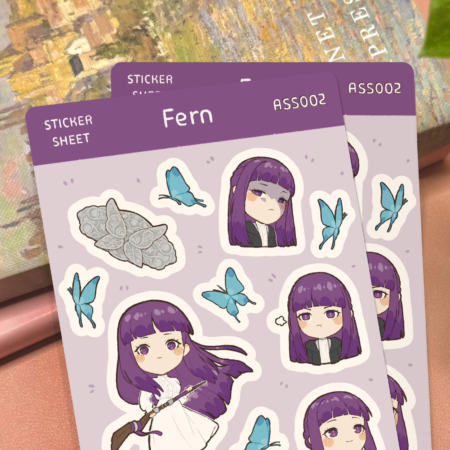 Fern Sticker Sheet from Frieren