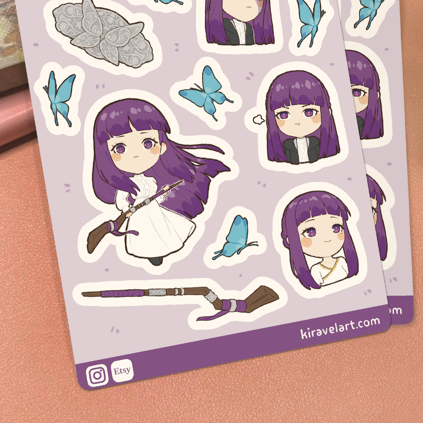 Fern Sticker Sheet from Frieren