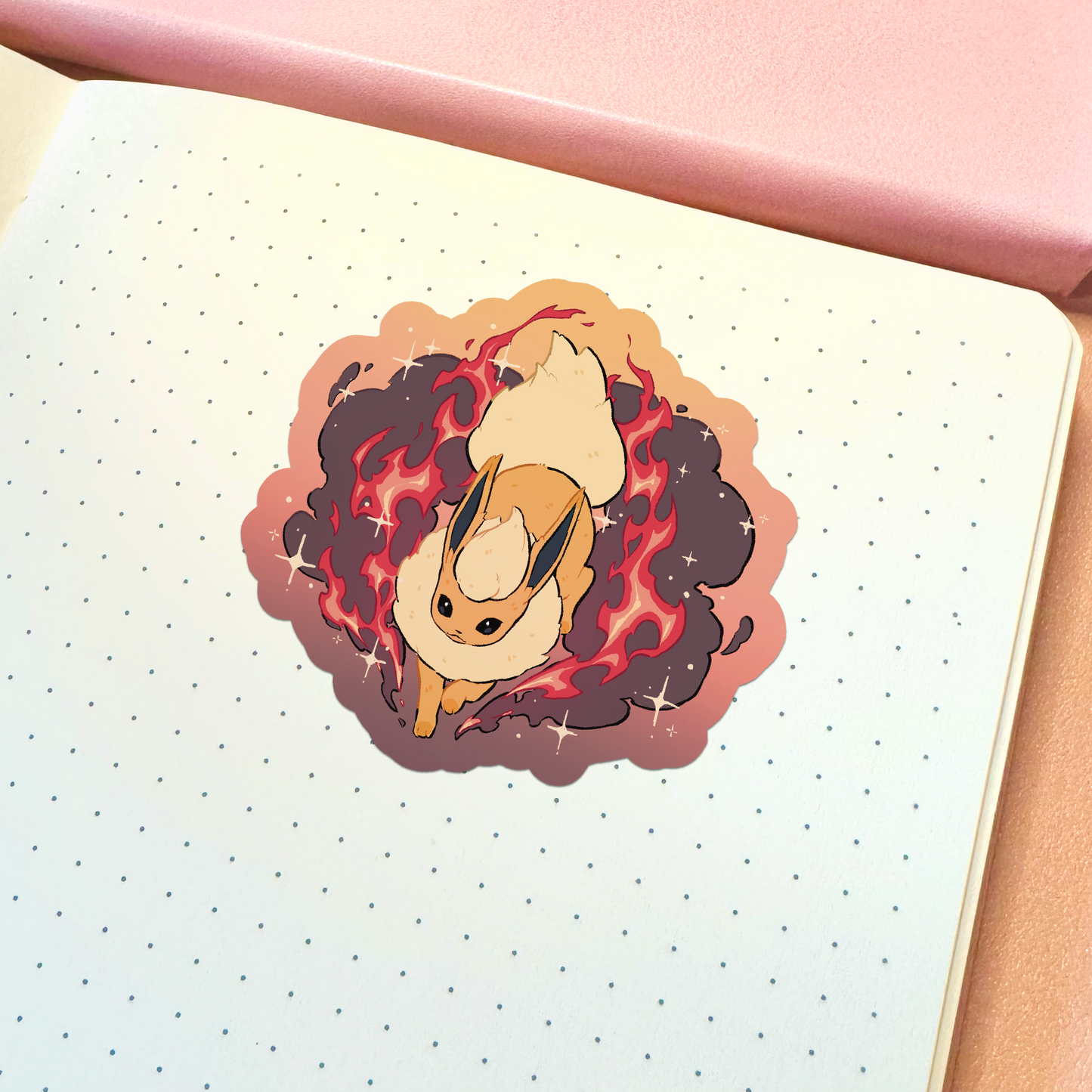 Shiny Flareon Vinyl Sticker from Pokemon