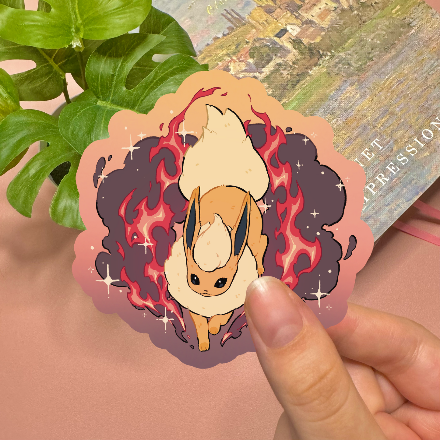 Shiny Flareon Vinyl Sticker from Pokemon