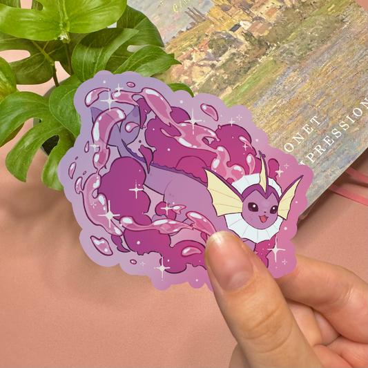 Shiny Vaporeon Vinyl Sticker from Pokemon