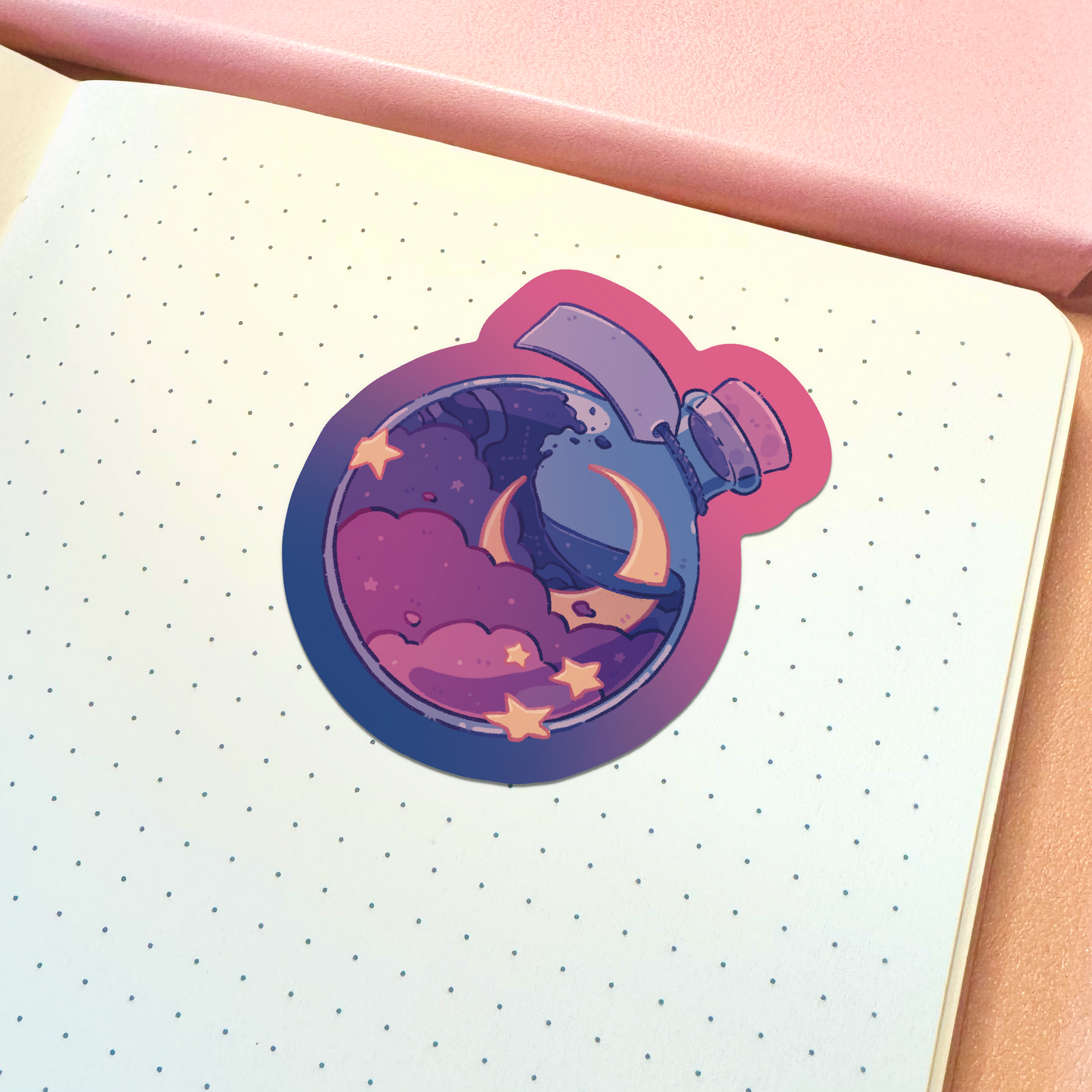 Aesthetic Galaxy Potion Vinyl Sticker