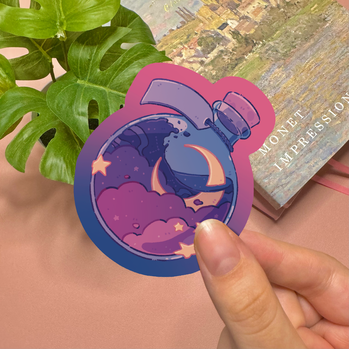Aesthetic Galaxy Potion Vinyl Sticker