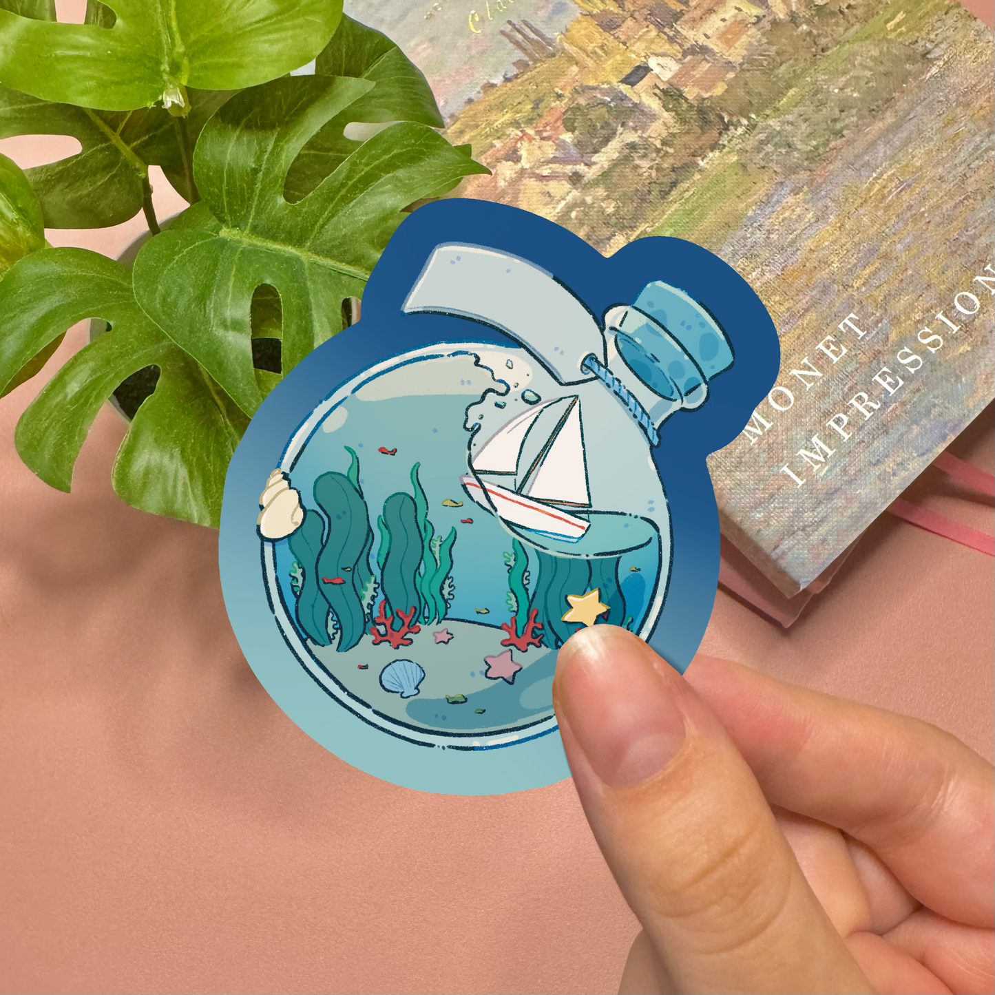 Aesthetic Ocean Potion Vinyl Sticker
