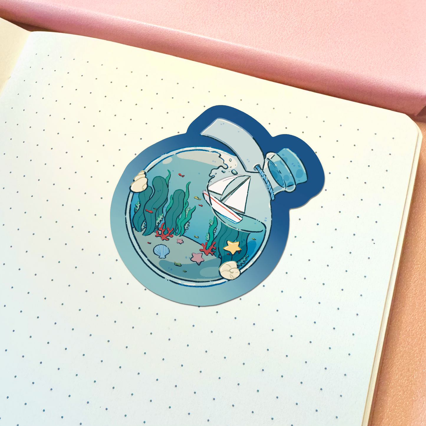 Aesthetic Ocean Potion Vinyl Sticker
