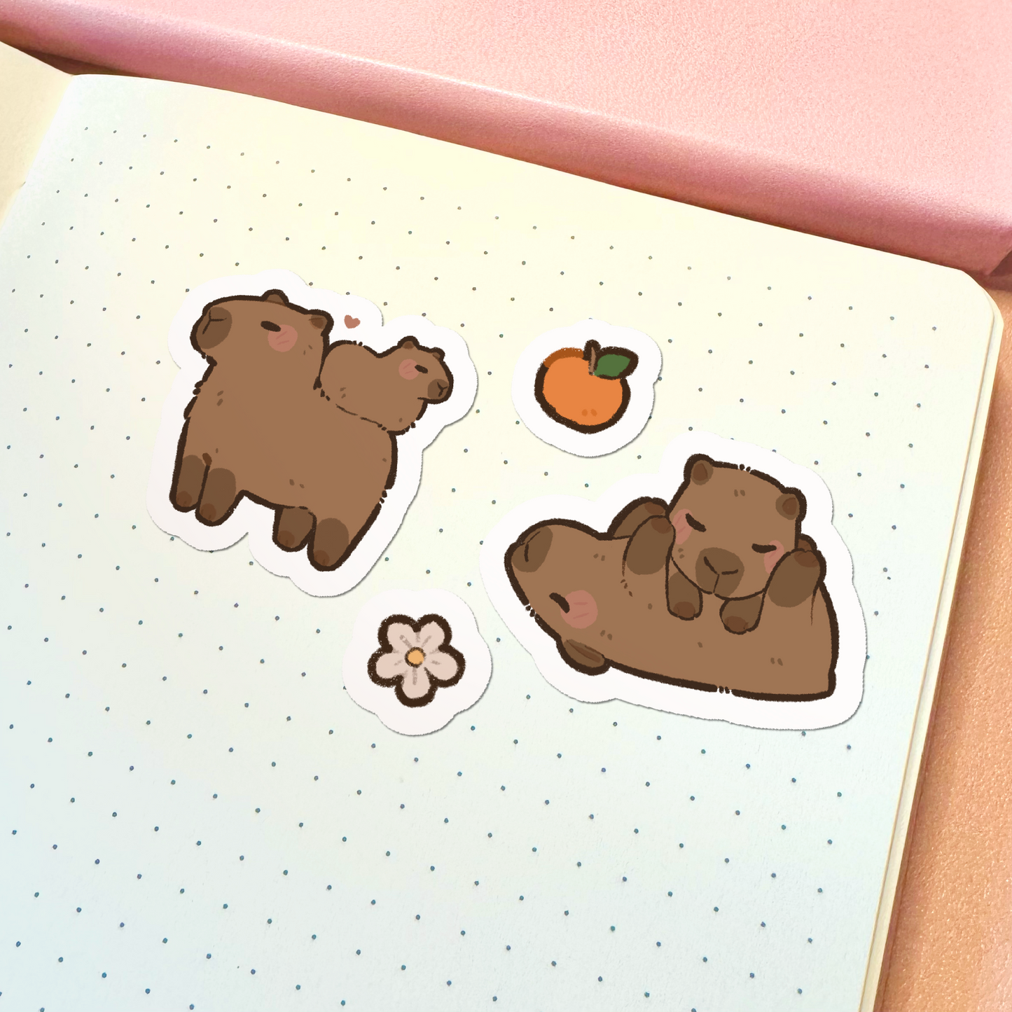 Capybara Sticker Sheet