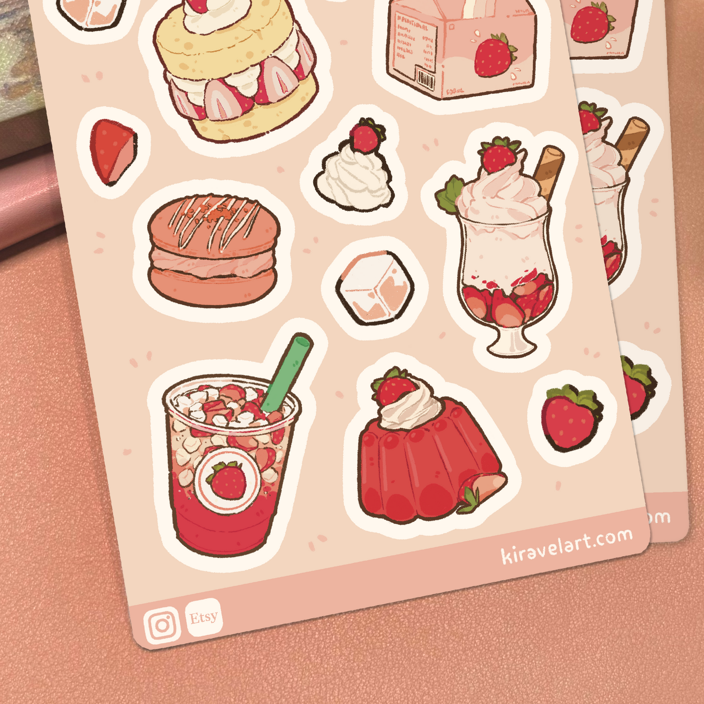 Strawberry Delights Sticker Sheet