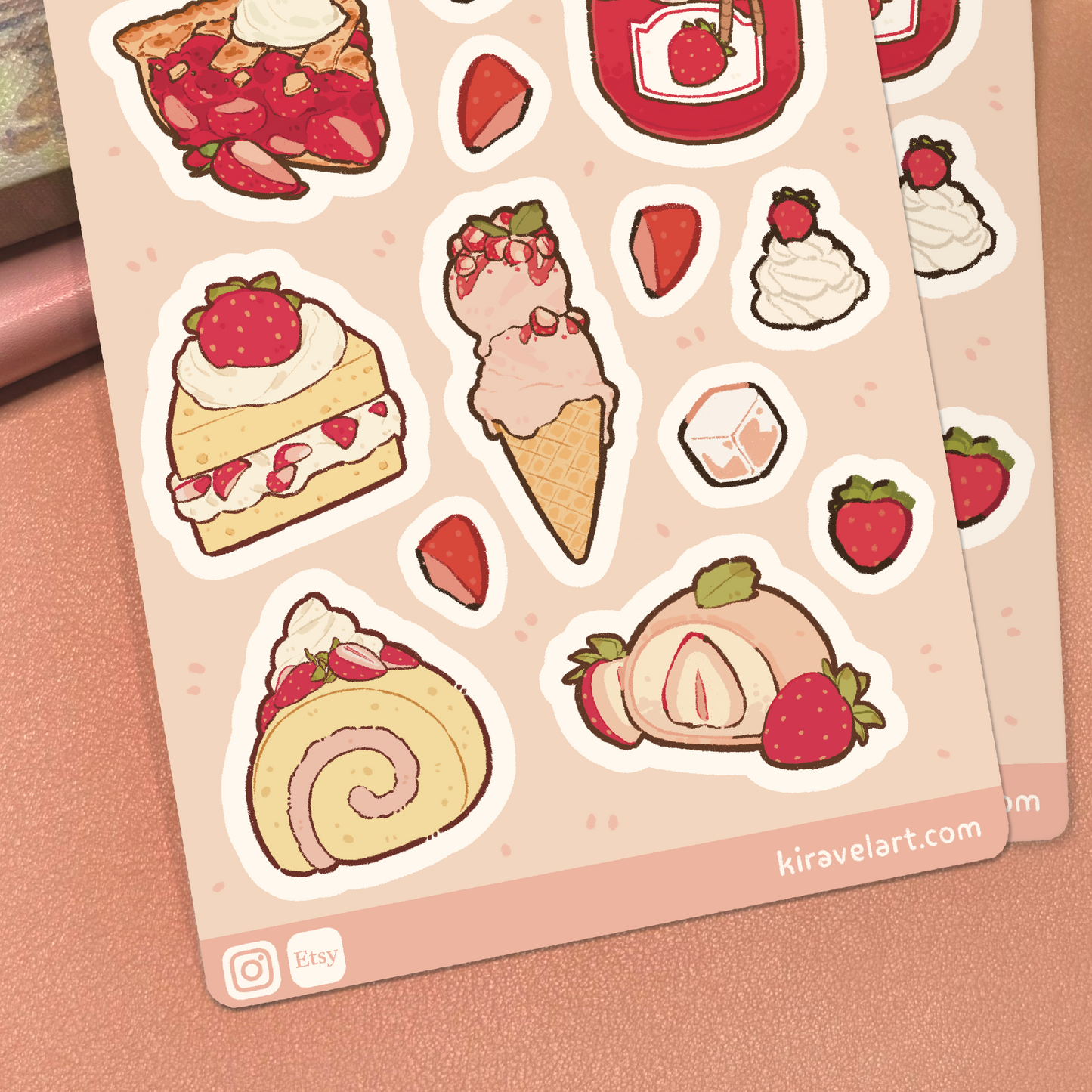 Strawberry Delights Sticker Sheet