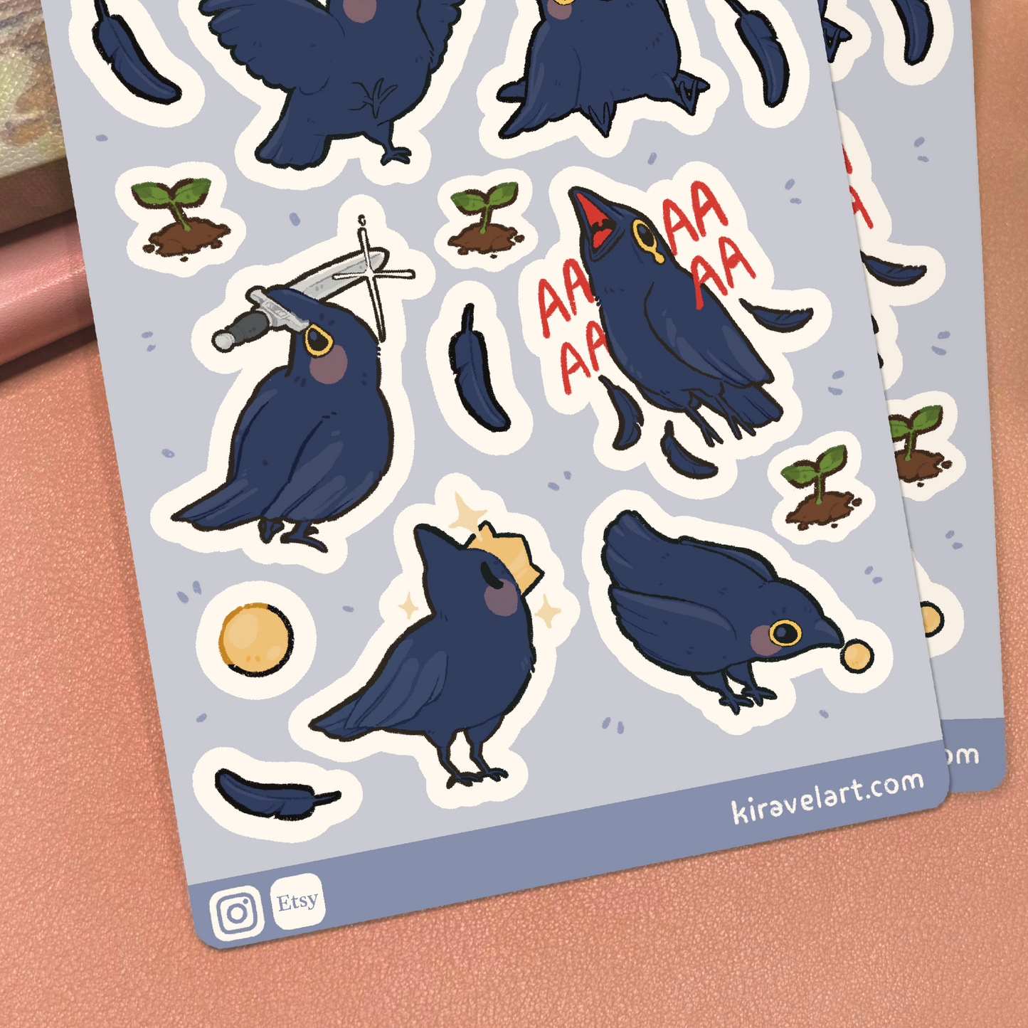 Raven Sticker Sheet