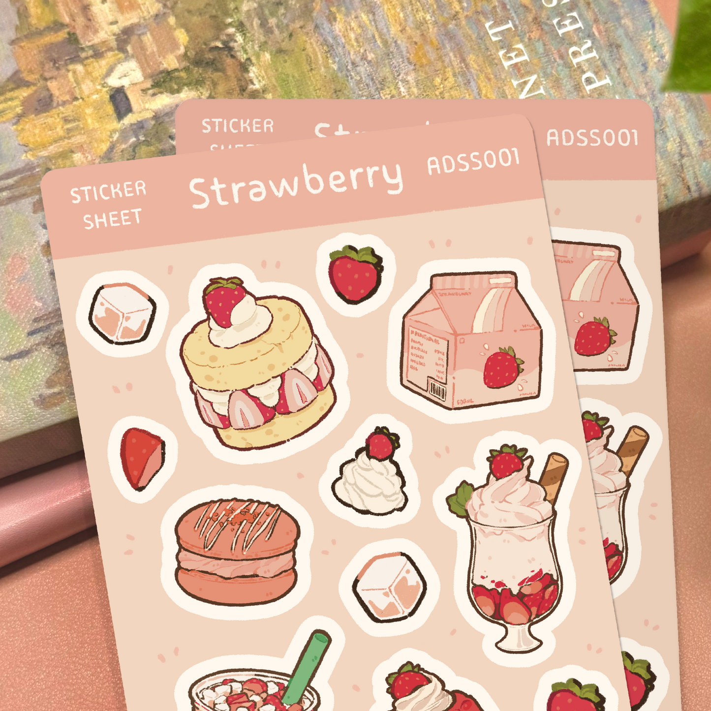 Strawberry Delights Sticker Sheet